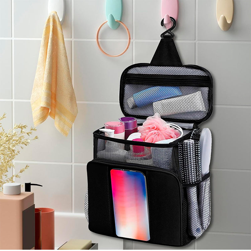 Bolso De Ducha Organizador De Articulos Personales Gimnasio Negro