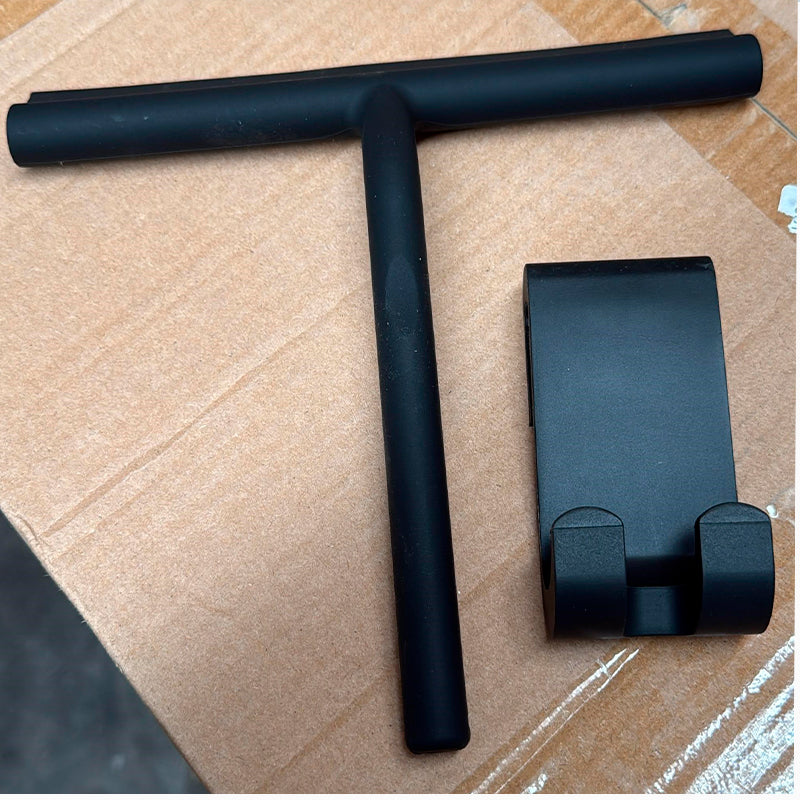 Plumilla Limpia Vidrios Multifuncional + Soporte Para Colgar Negro