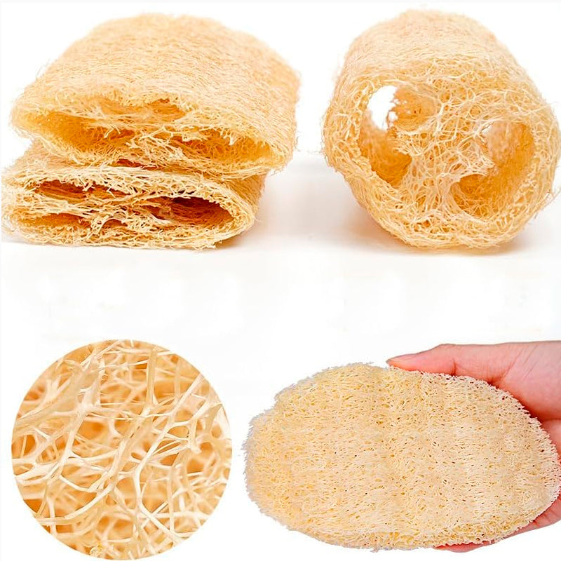Pack 5 Esponjas de Lufa para Cocina Esponja Natural Exfoliante