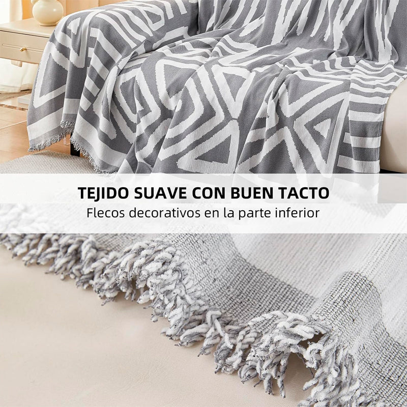 Manta Cubresofá Frazada Premium De Living Dormitorio Sillon 180x230cm