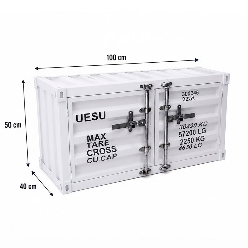 Container Organizador De Hierro Fundido Figura Decorativa