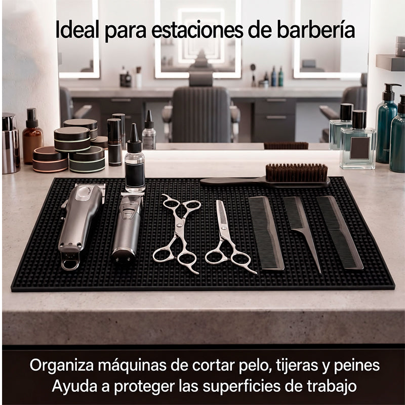 Tapete De Goma Antideslizante De Barra Antiderrame 35x50cm