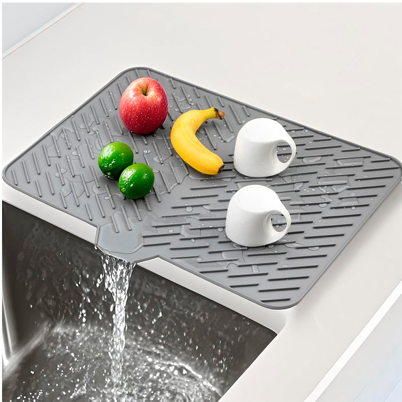 Tapete De Silicona Para Secar Platos Para Encimera De Cocina