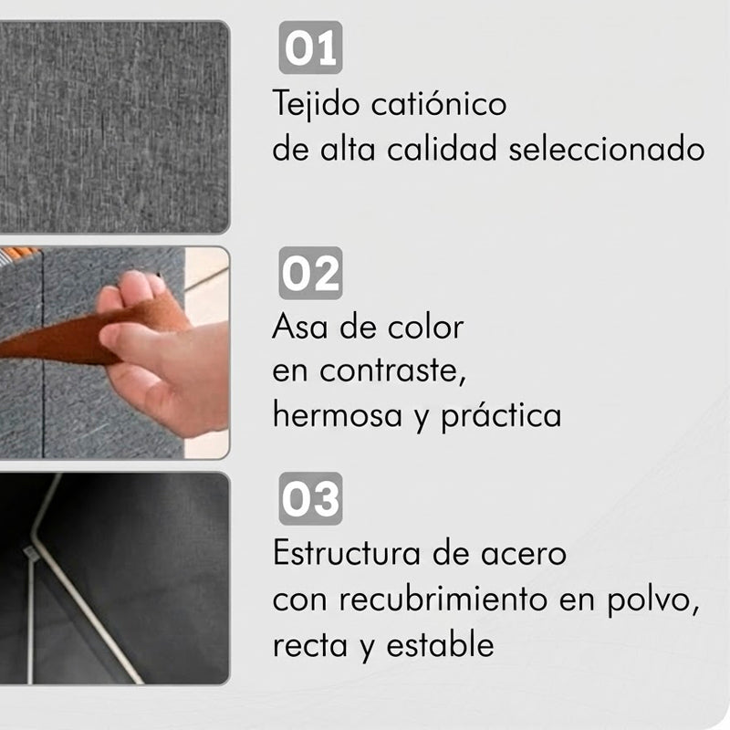Bolsas Organizador Ropa Caja Plegable Con Asa Almacenamiento