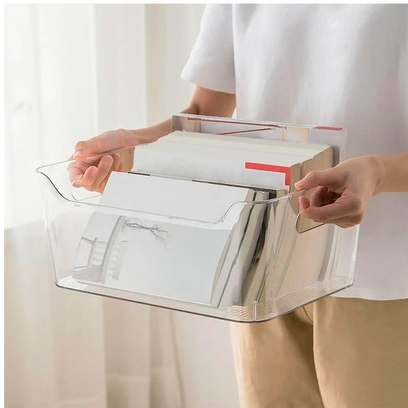 Contenedores de Almacenamiento de Plástico Transparente Organizadores de Despensa y Refrigerador