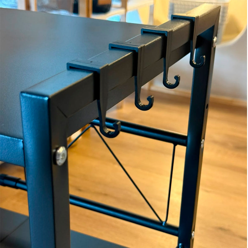 Estante Extensible Para Horno Microondas Rack Organizador Cocina 3 Niveles