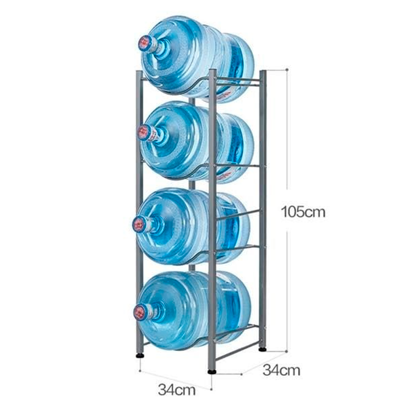 Rack Estante para Bidón de Agua de 3 y 4 Niveles Soporte para Botellón de 20 litros