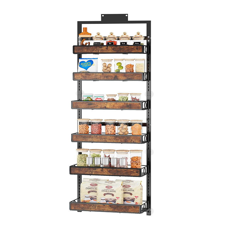 Rack Organizador De Cocina Baño De 6 Niveles Montado En Pared