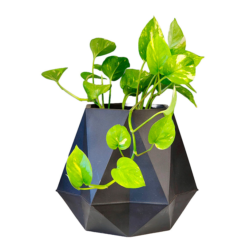 Macetero De Plastico Moderno Wakeshome Ancho 17cm Alto 30cm