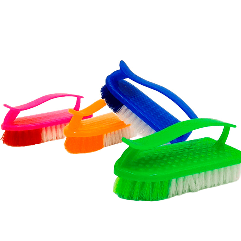 Set 4 Escobilla Mano Fibra Suave Tipo Plancha