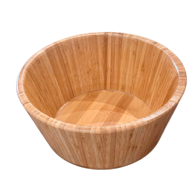 Bowls Cuenco Bambu Natural Ensaladera 27cm