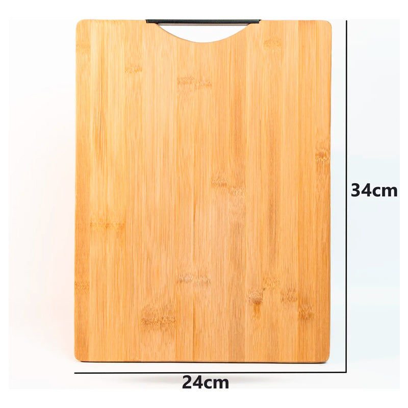 Tabla de Cortar de Madera para Cocina con Mango Antideslizante