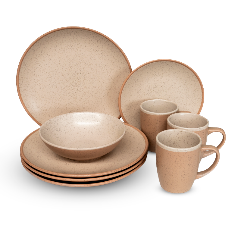 Set 16 Pcs Juego De Vajilla Completo Ceramica Wakeshome