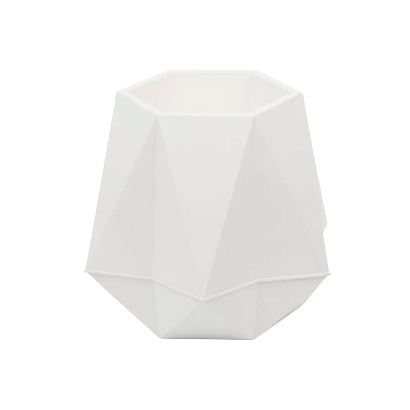 Macetero De Plastico Moderno Wakeshome Ancho 17cm Alto 30cm