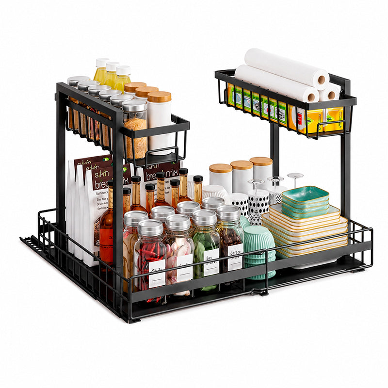 Rack Cocina Debajo Del Fregadero Organizador Expandible 2 Niveles