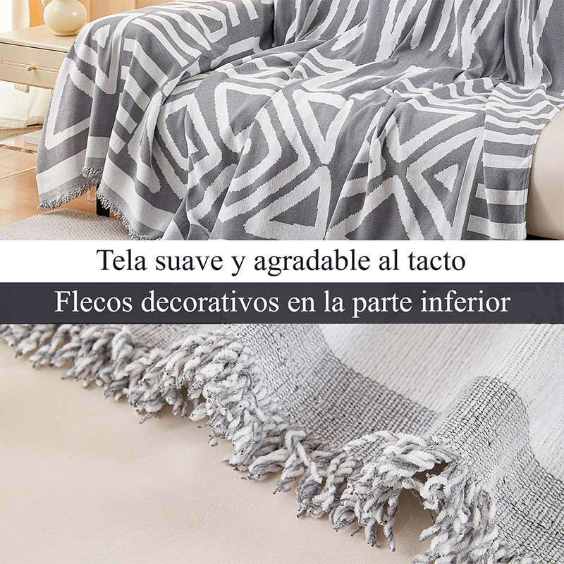 Manta Cubresofá Frazada Premium De Living Dormitorio Sillon 180x230cm