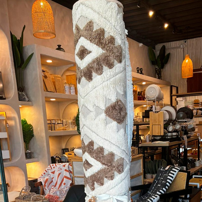 Alfombra Con Relieve Diseño 3D Antideslizante 180x200cm
