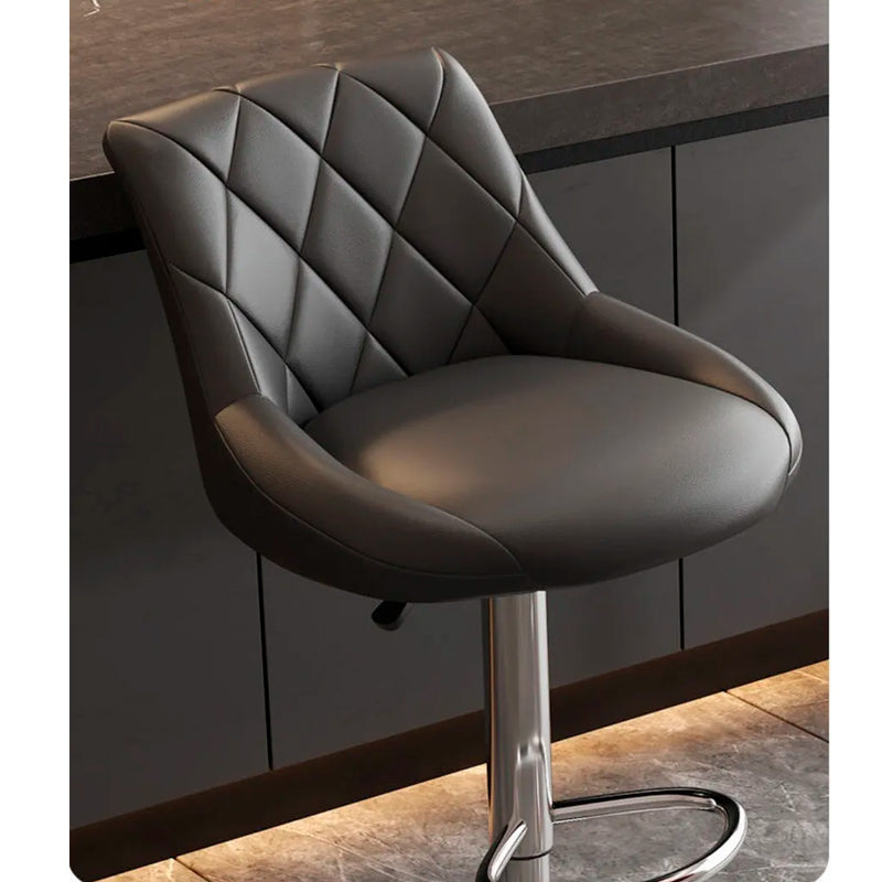 Taburete Casa Mayo A108 color negro de 81cm de alto x 2u