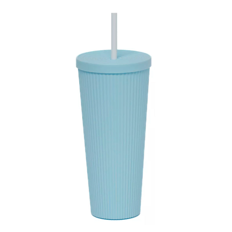 Pack De 6 Vasos Plastico Tipo Starbucks Con Bombilla Y Tapa