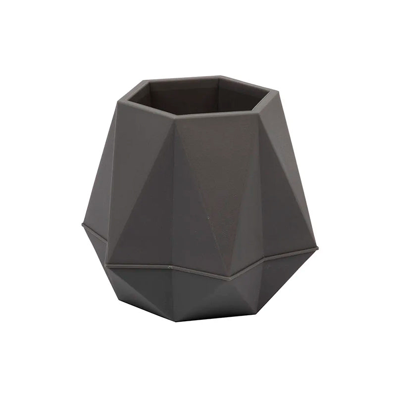 Macetero De Plastico Moderno Wakeshome Ancho 17cm Alto 30cm