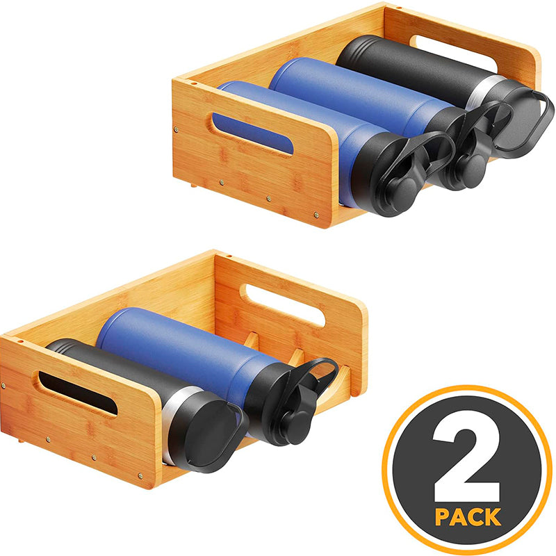 Set 2 Organizadores Botellas De Vino Apilable Para Cocina Rack