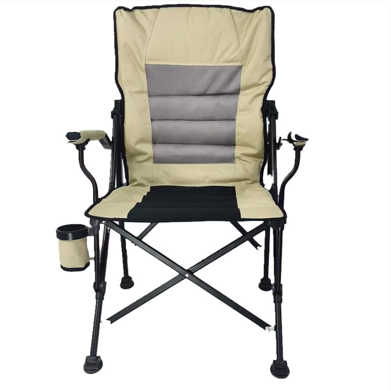 Silla Plegable De Playa Camping Picnic Porta Vasos Portátil