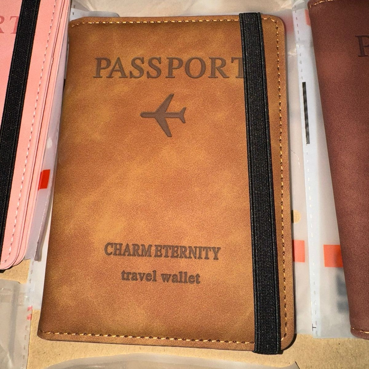 Porta Pasaporte Documentos Funda Protectora Viaje Con Rfid