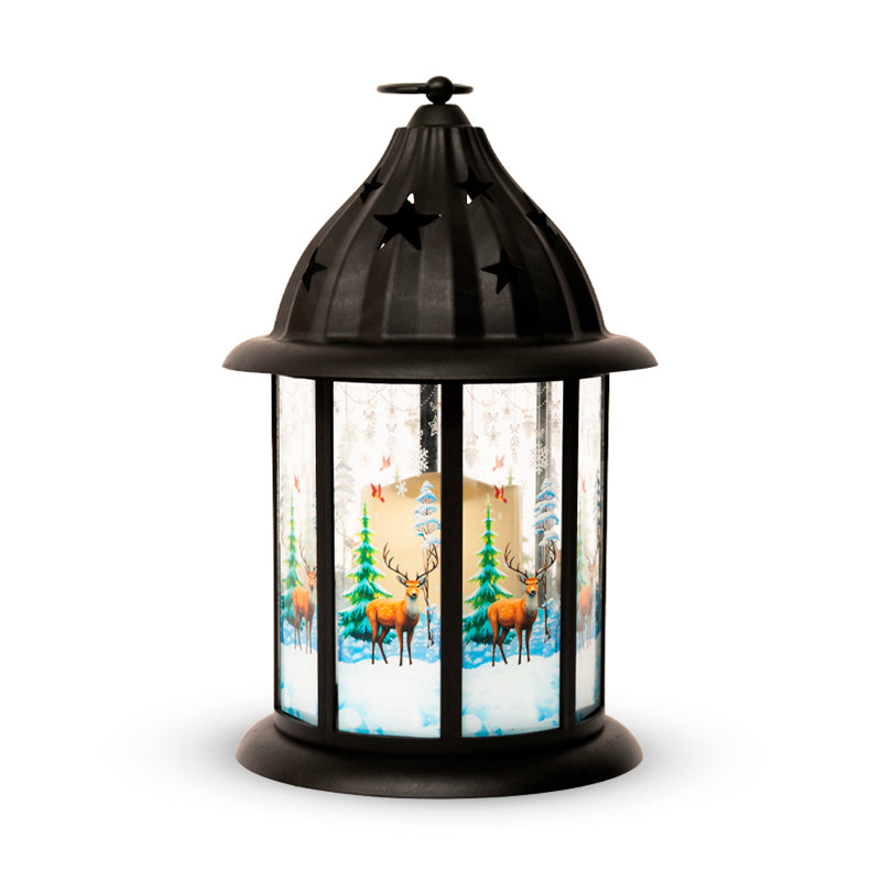 Candelabro Led De Navidad Sin Llama Lampara Decorativa Pilas / Usb