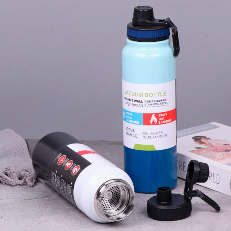 Termo Vaso Termico 1000 ml Acero Inoxidable Antiderrame