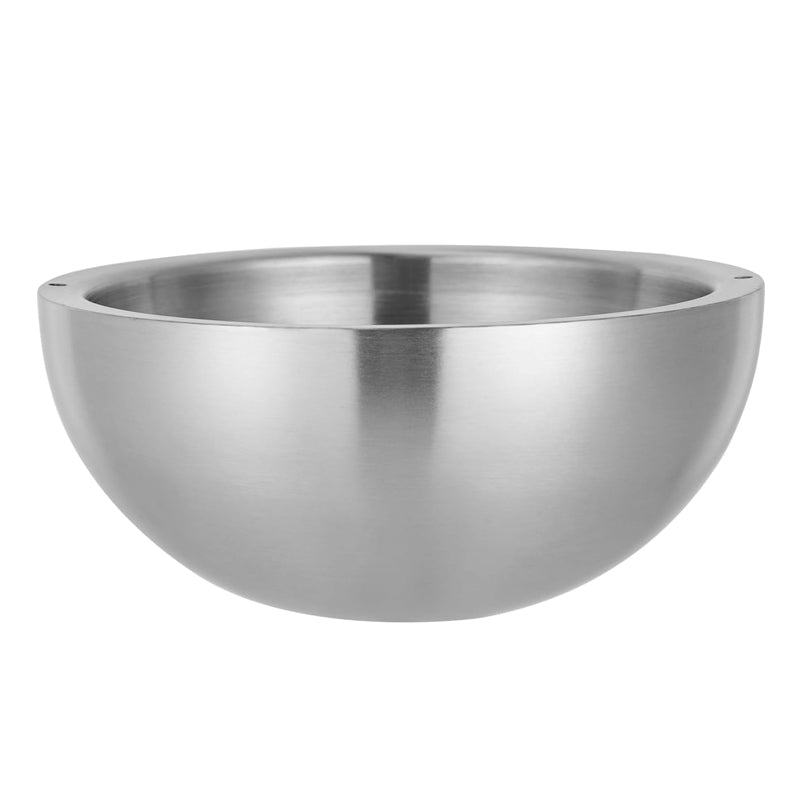 Tazon Bowl Acero Inoxidable Cuenco con Orificios de Inyeccion de Agua Fria Caliente