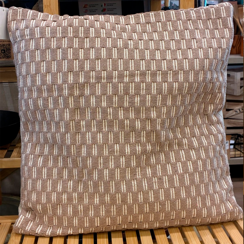Funda de Cojín Boho Tejida Funda Almohadon Sofa 45x45cm