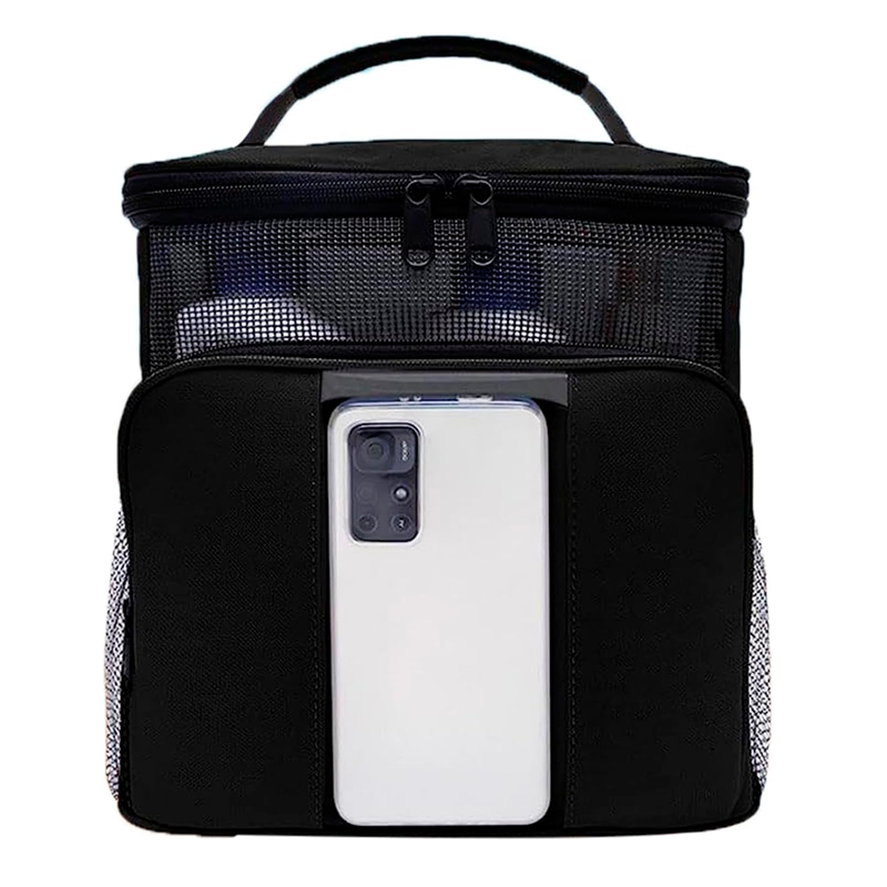 Bolso De Ducha Organizador De Articulos Personales Gimnasio Negro