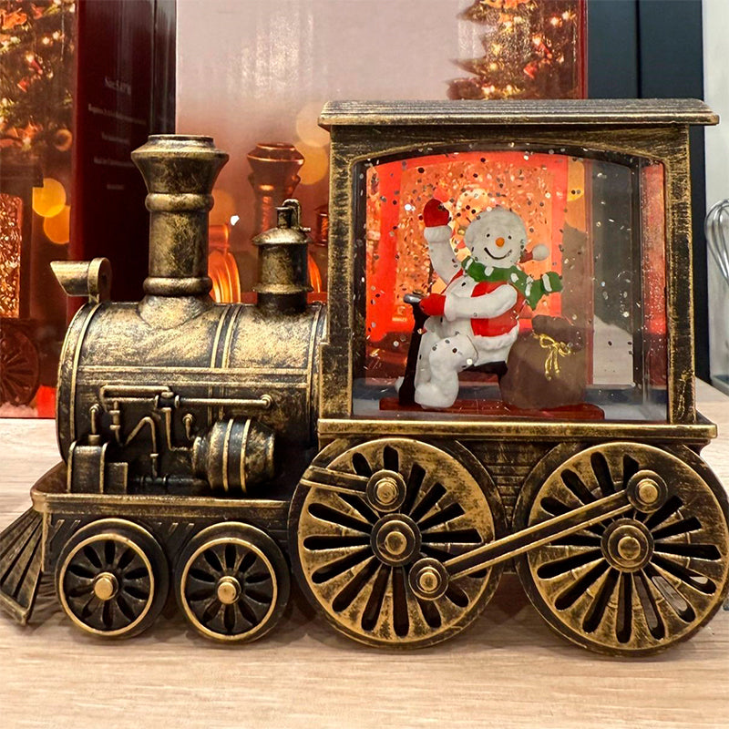 Tren De Navidad Con Luces Y Musica Adorno Navideño De Pascua