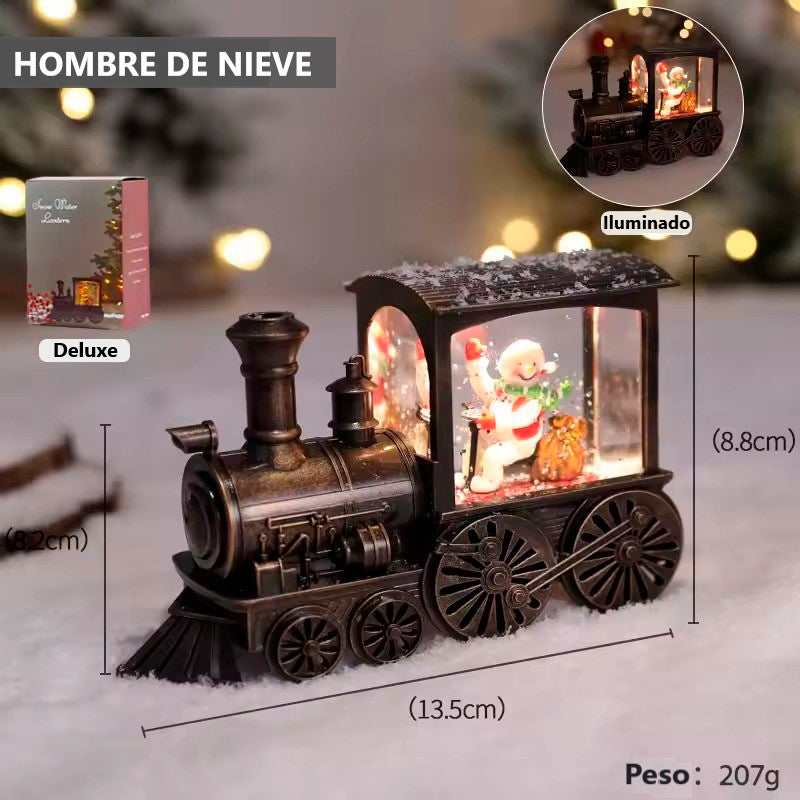 Tren De Navidad Con Luces Y Musica Adorno Navideño De Pascua