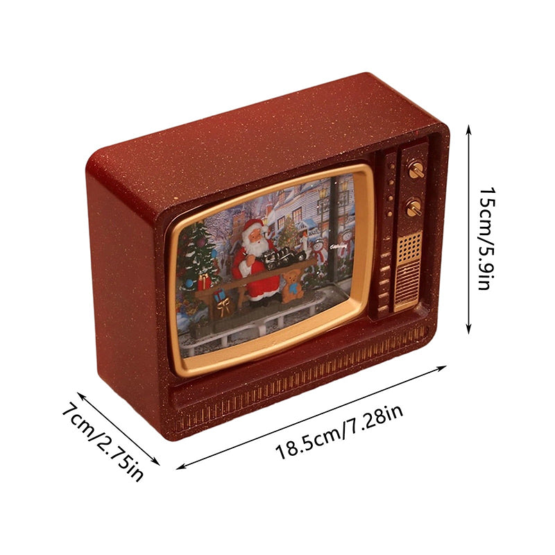 Lampara De Navidad Forma De Tv Farola Navideña Para El Arbol