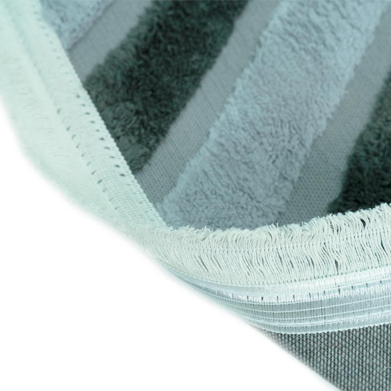 Alfombra Con Relieve Diseño 3D Antideslizante 180x200cm