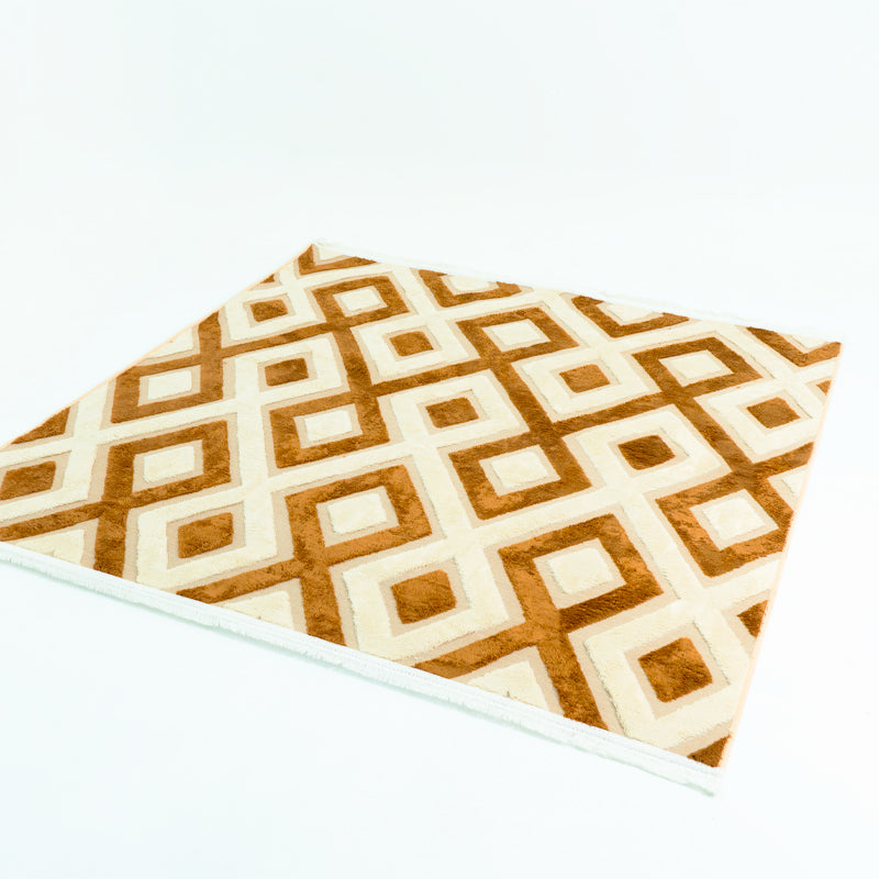 Alfombra Con Relieve Diseño 3D Antideslizante 180x200cm