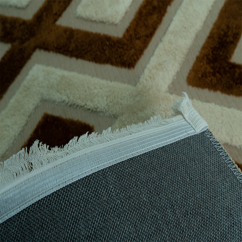 Alfombra Con Relieve Diseño 3D Antideslizante 180x200cm