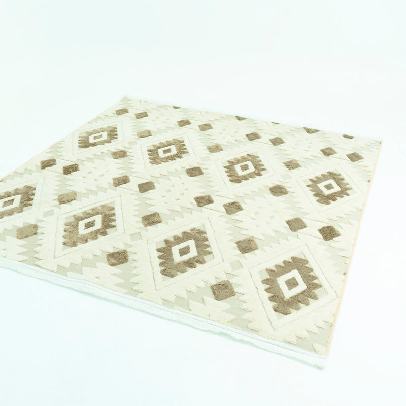 Alfombra Con Relieve Diseño 3D Antideslizante 180x200cm