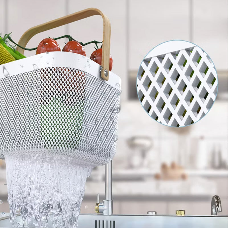 Pack 3 Canasto Organizador Metalico Rectangular con Asa