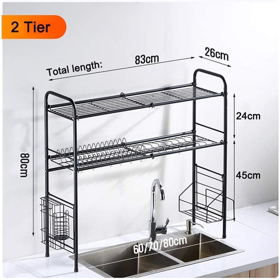 Escurridor De Cocina Para Fregadero Secaplatos Inoxidable