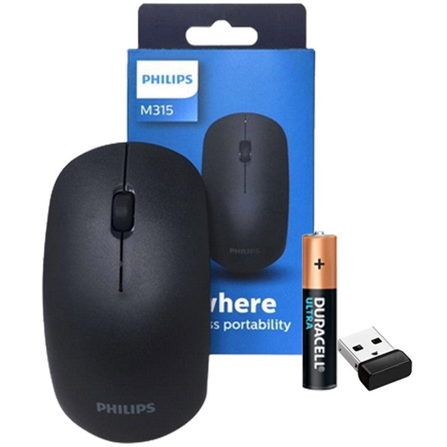 Mouse Inalambrico Philips M315 Negro