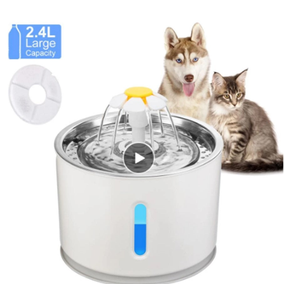 Bebedero Para Mascotas Fuente Dispensador de Agua Electrico Perros Gatos
